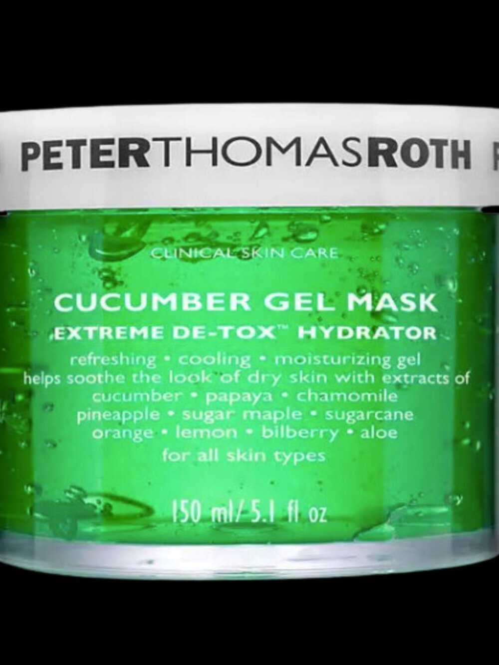 PETER THOMAS ROTH Cucumber Gel Mask 150 ml